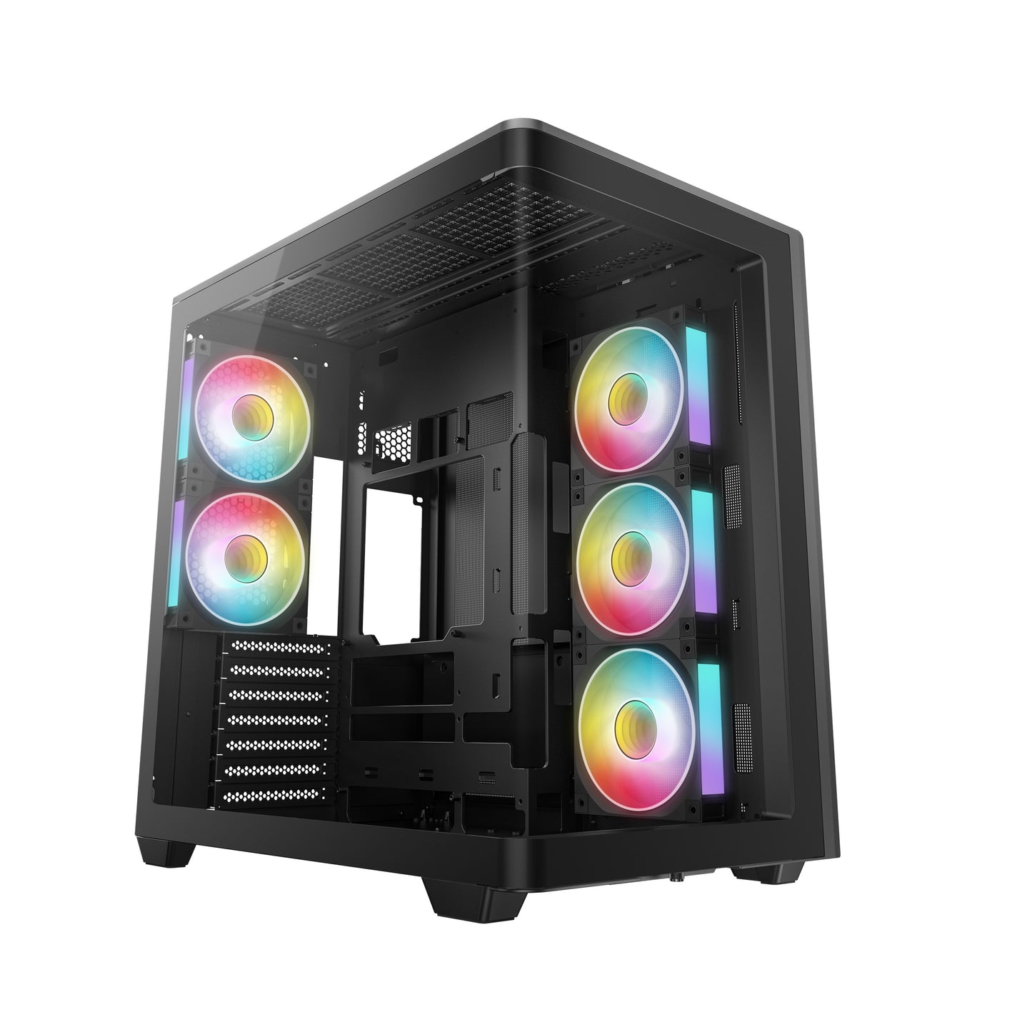 Deepcool CG590U 5F schwarz Panorama Glass - Gehäuse