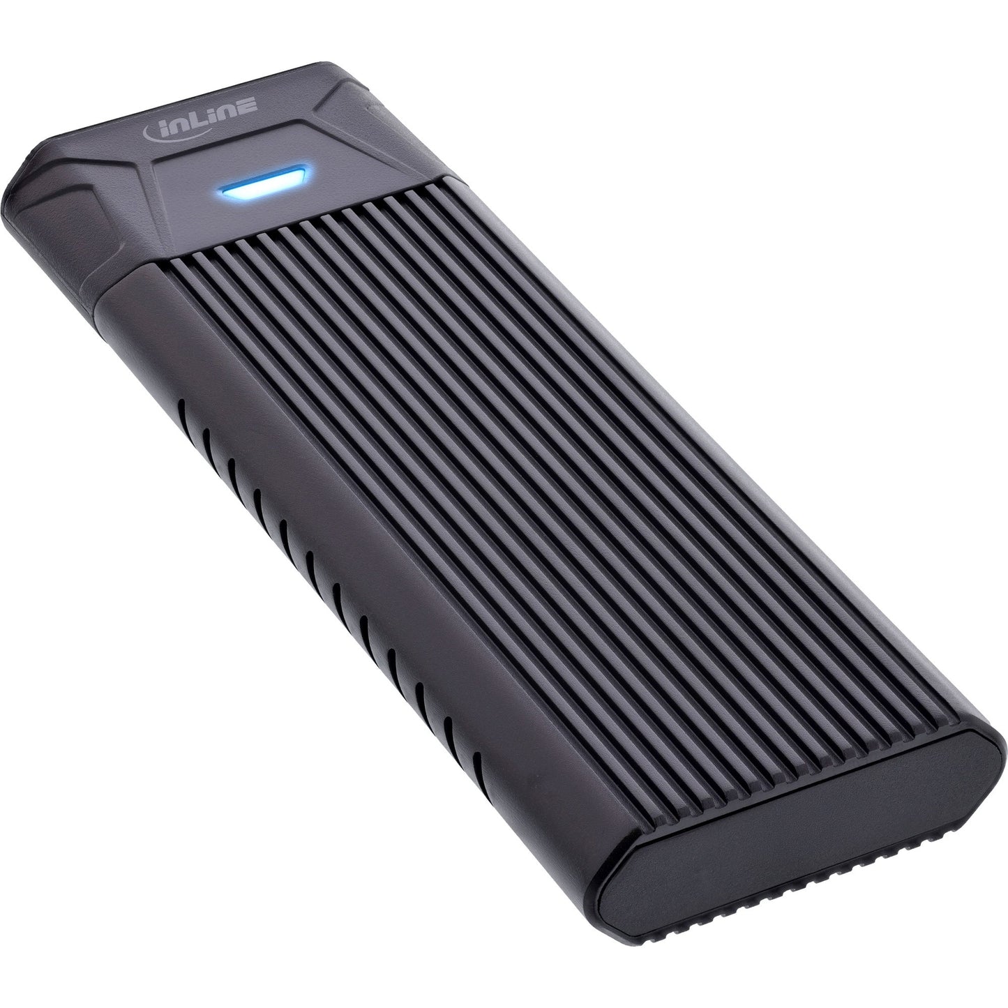 InLine USB3.2 Gen.2 USB - C zu M.2 SSD (PCIe NVMe & SATA) Gehäuse - Gehäuse