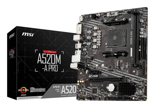 MSI A520M - A PRO - mATX - Mainboard
