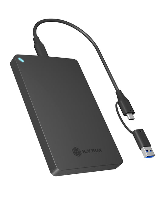 ICY BOX Geh. ext. 2.5" SATA USB 3.2 Gen 2 werkzeuglos - 2,5" - Gehäuse