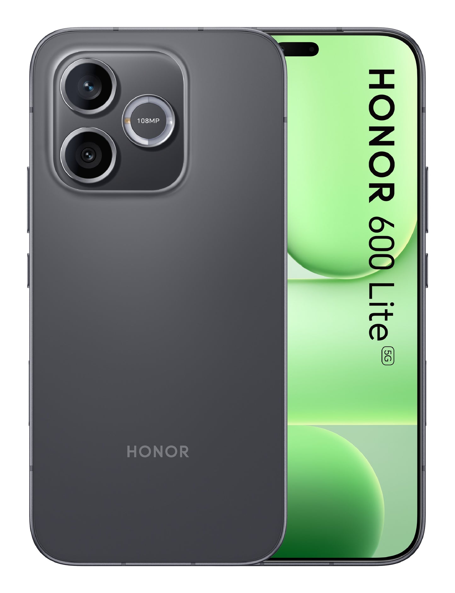 HONOR 600 Lite Dual Sim - Black - 256 GB - Mobiltelefon