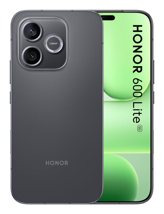 HONOR 600 Lite Dual Sim - Black - 256 GB - Mobiltelefon