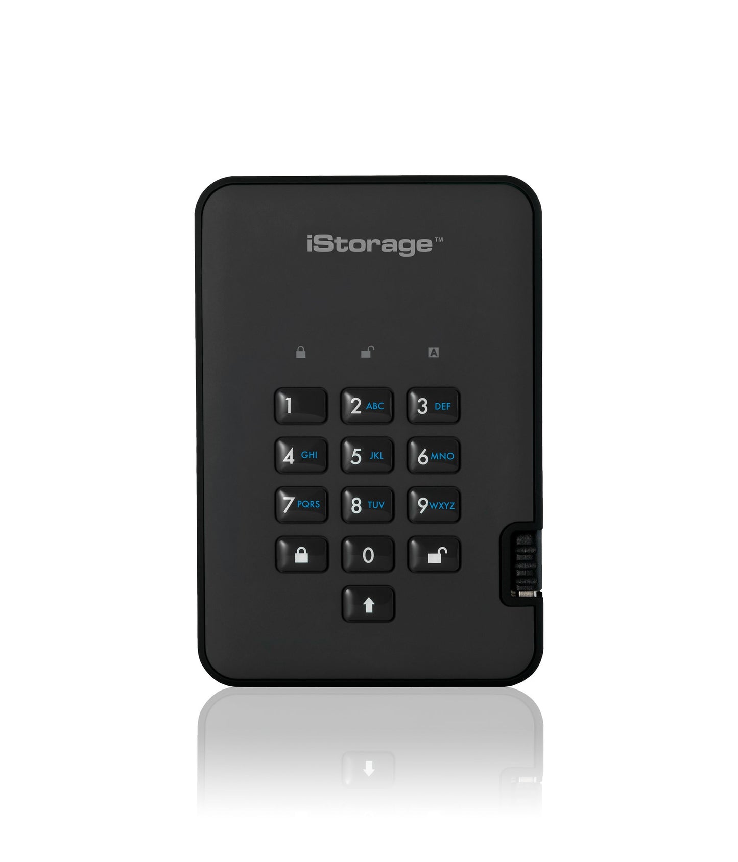 iStorage diskAshur2 256 - bit 2TB USB 3.2 secure encrypted hard drive - Black IS - DA2 - 256 - 2000 - B - 2 TB - 3.2 Gen 1 (3.1 Gen 1) - 5400 RPM - Schwarz - Festplatte
