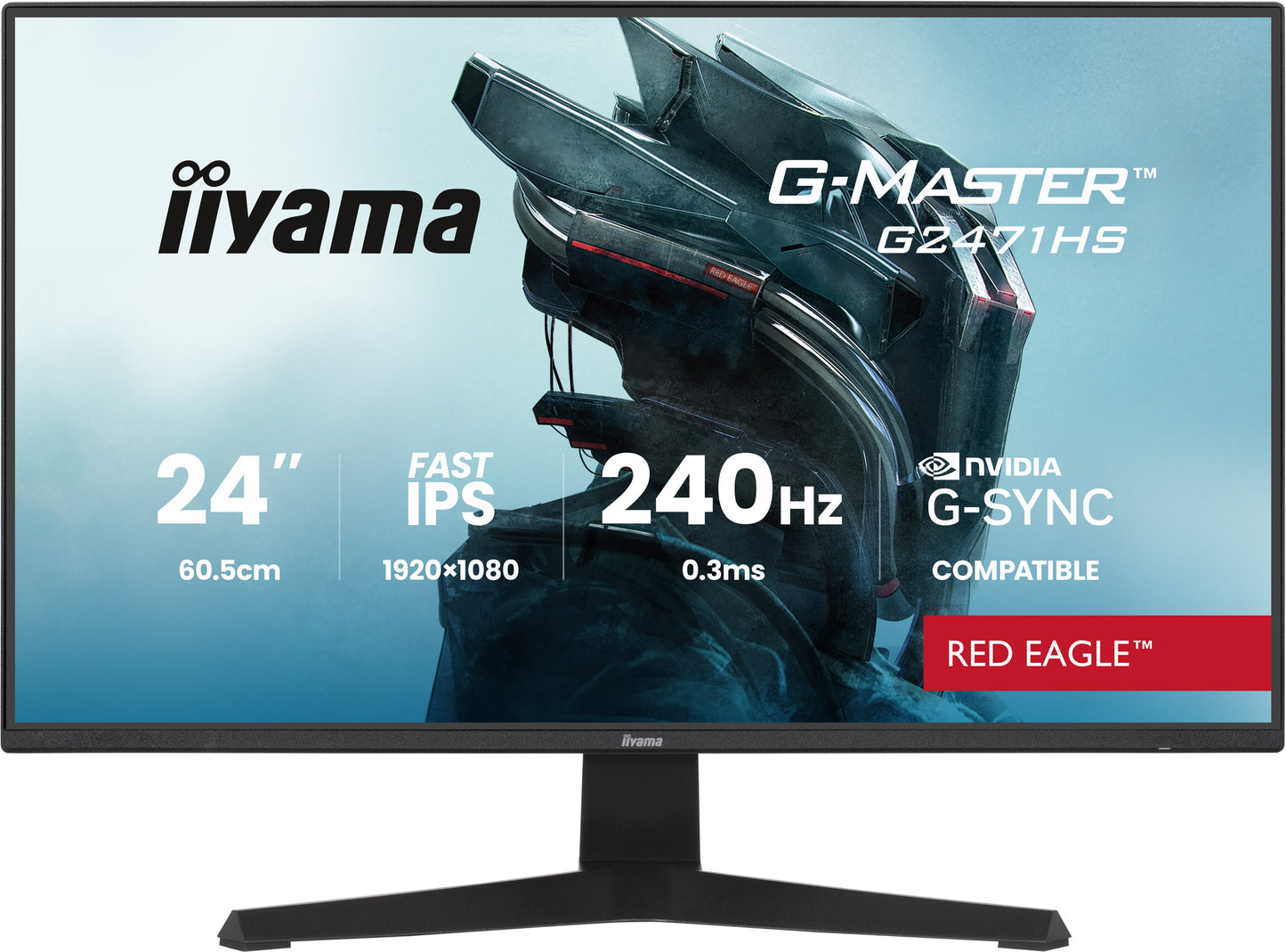 Iiyama G - Master G2471HS - B1 24" Fast - IPS - 60,5 cm - Monitor