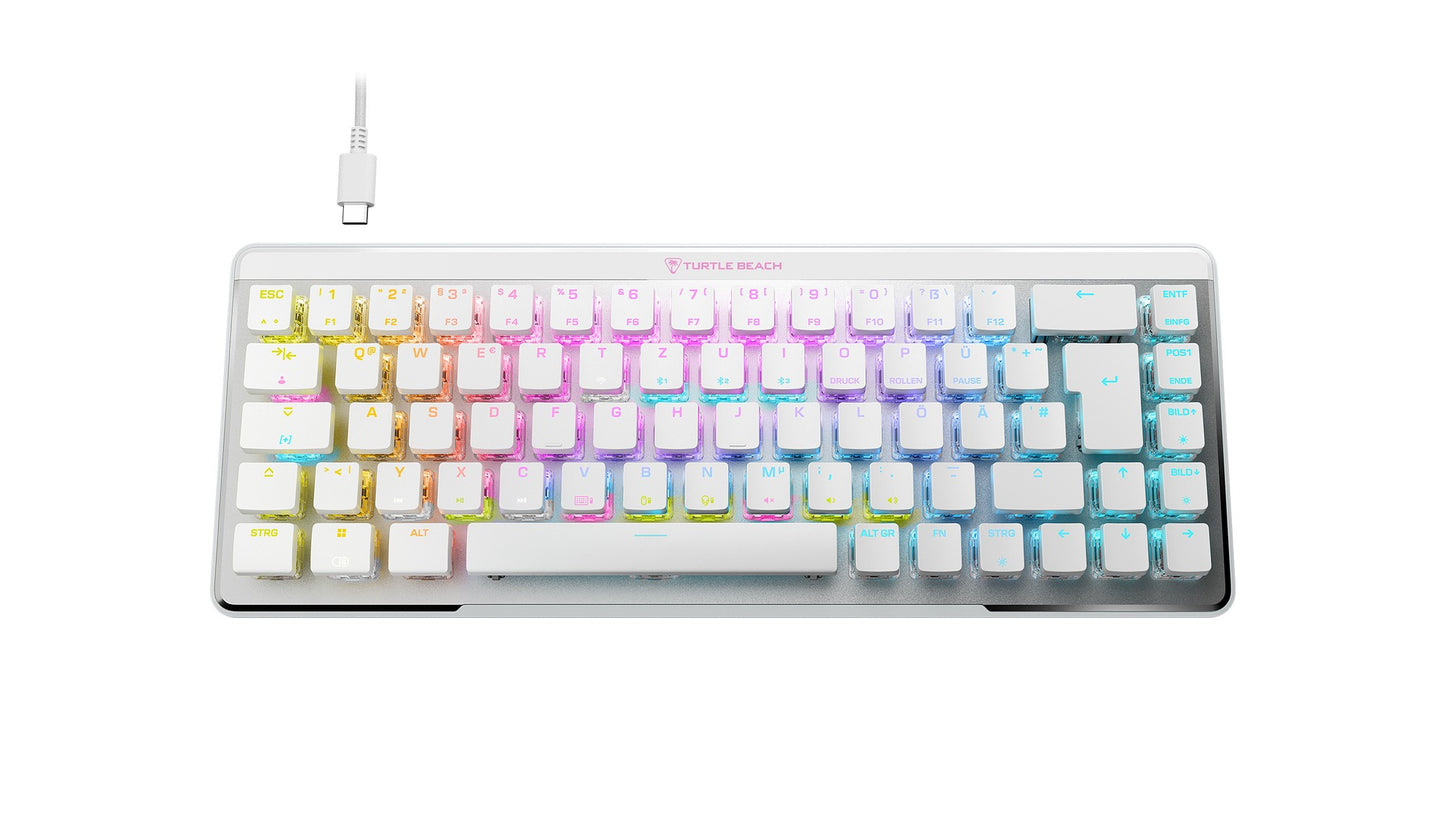 Turtle Beach Vulcan II Mini Air Gaming Weiß - Optisch - Tastatur