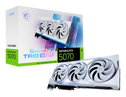 MSI GeForce RTX 5070 12G GAMING TRIO OC WHITE - VGA - PCI - E x16 - Grafikkarte
