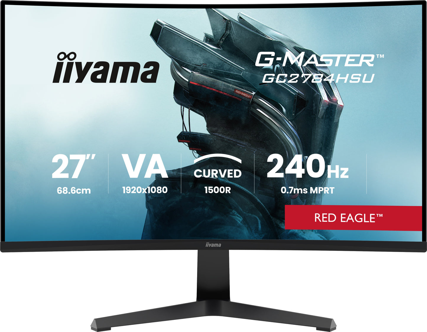 Iiyama G - Master GC2784HSU - B1 27" Curved Gaming - 68,6 cm - Monitor
