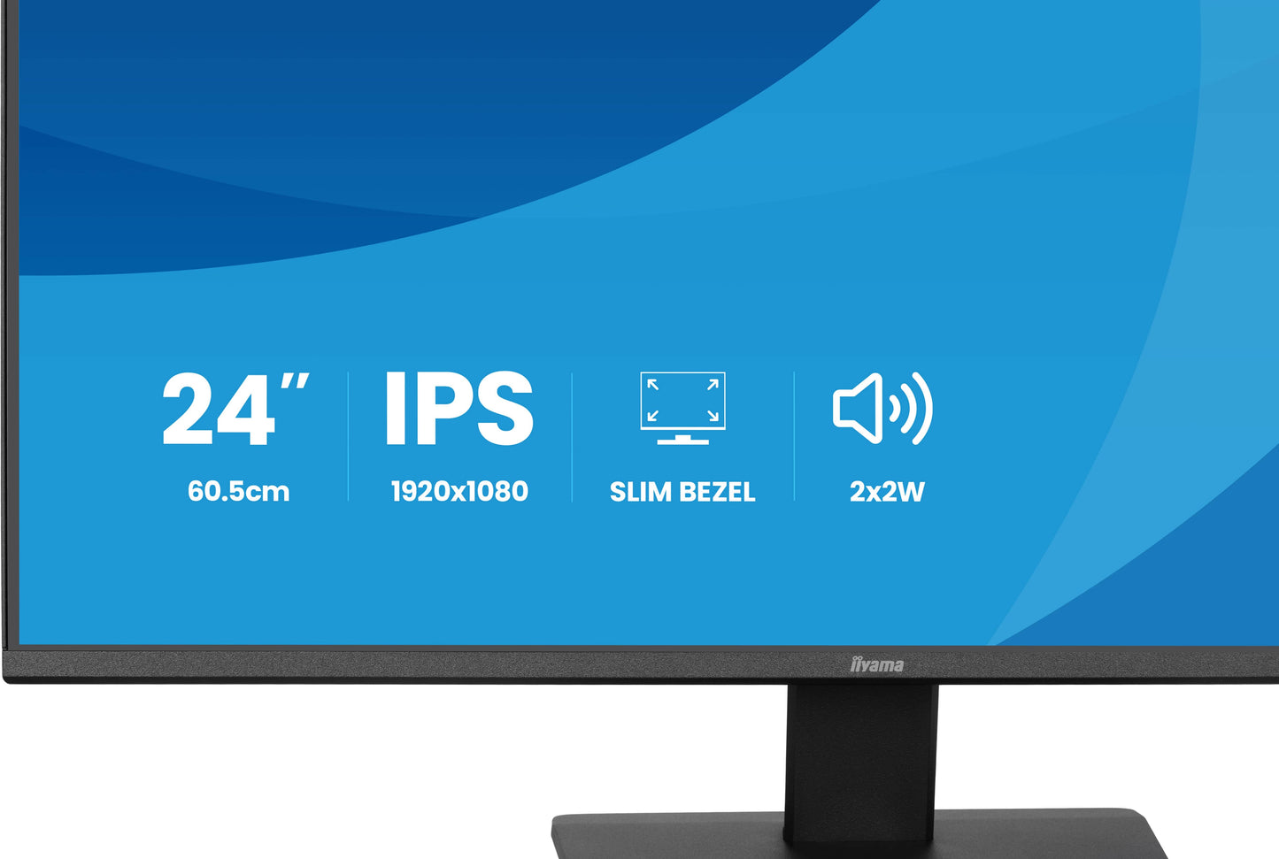 Iiyama 24iWIDE LCD IPS panel LED Bl. Adaptive Sync 350 cd/m1500 1 Static - 23,8" - Monitor