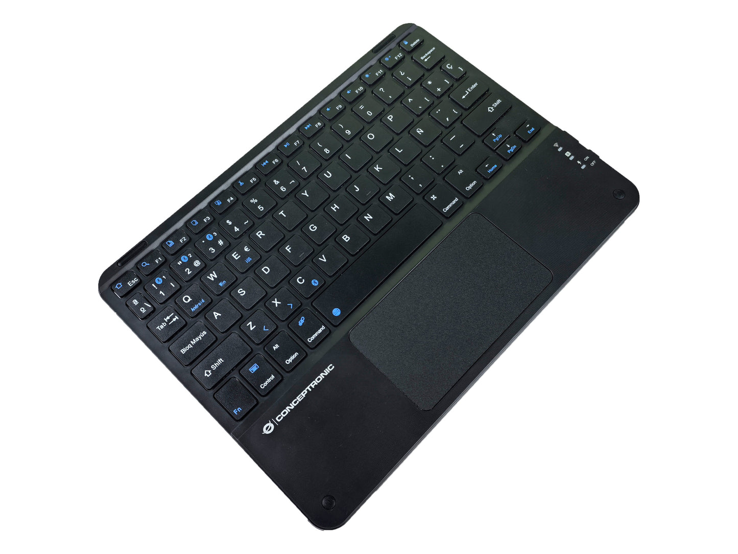 Conceptronic Wireless Tastatur Layout spanisch 10" schwarz - QWERTY - Tastatur
