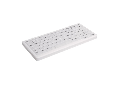 Active Key AK - C4110F - Volle Größe (100%) - Kabelgebunden - USB - Membran Key Switch - QWERTZ - Weiß - Tastatur