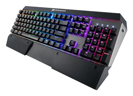 Cougar Gaming Tastatur Attack X3 RGB Mech. Cherry MX silber - QWERTY - Tastatur