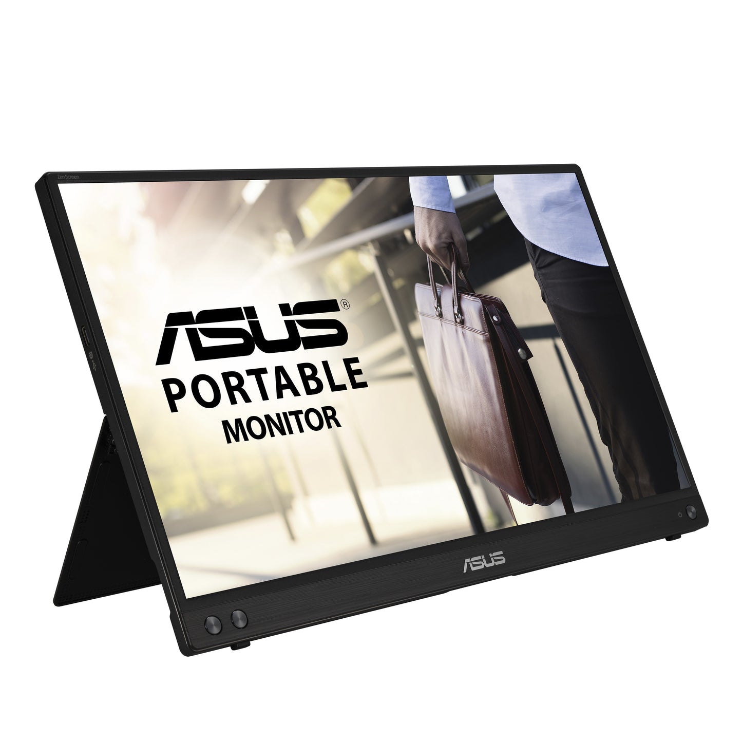 ASUS MB16ACV - 39,6 cm (15.6") - 1920 x 1080 Pixel - Full HD - LED - 5 ms - Schwarz - Monitor