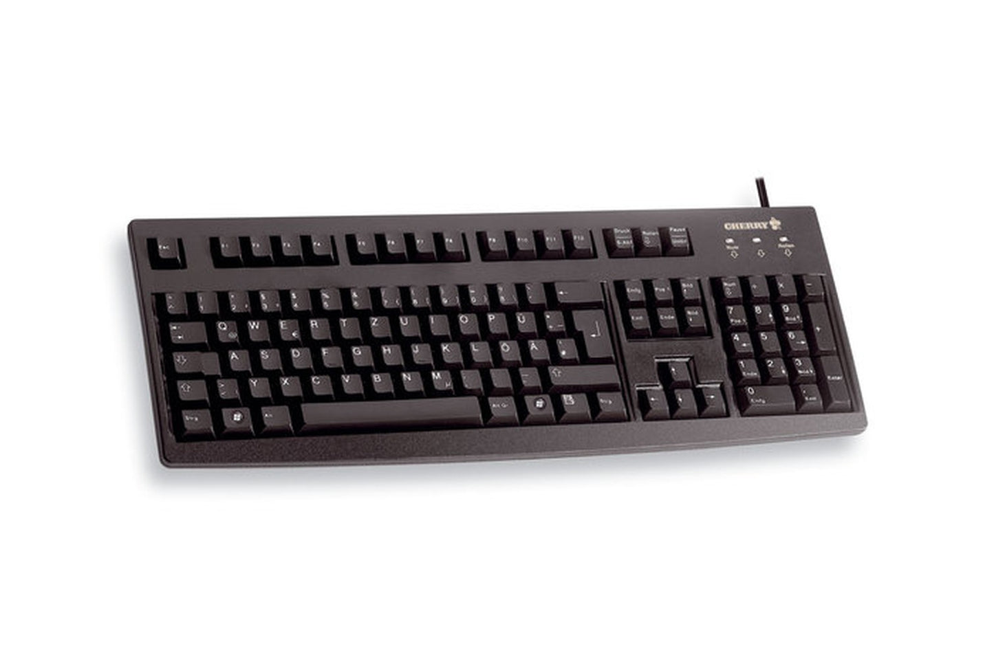 Cherry Classic Line G83 6104 - Laser - 104 Tasten QWERTY - Schwarz - Tastatur