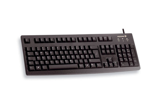 Cherry Classic Line G83 6104 - Laser - 104 Tasten QWERTY - Schwarz - Tastatur