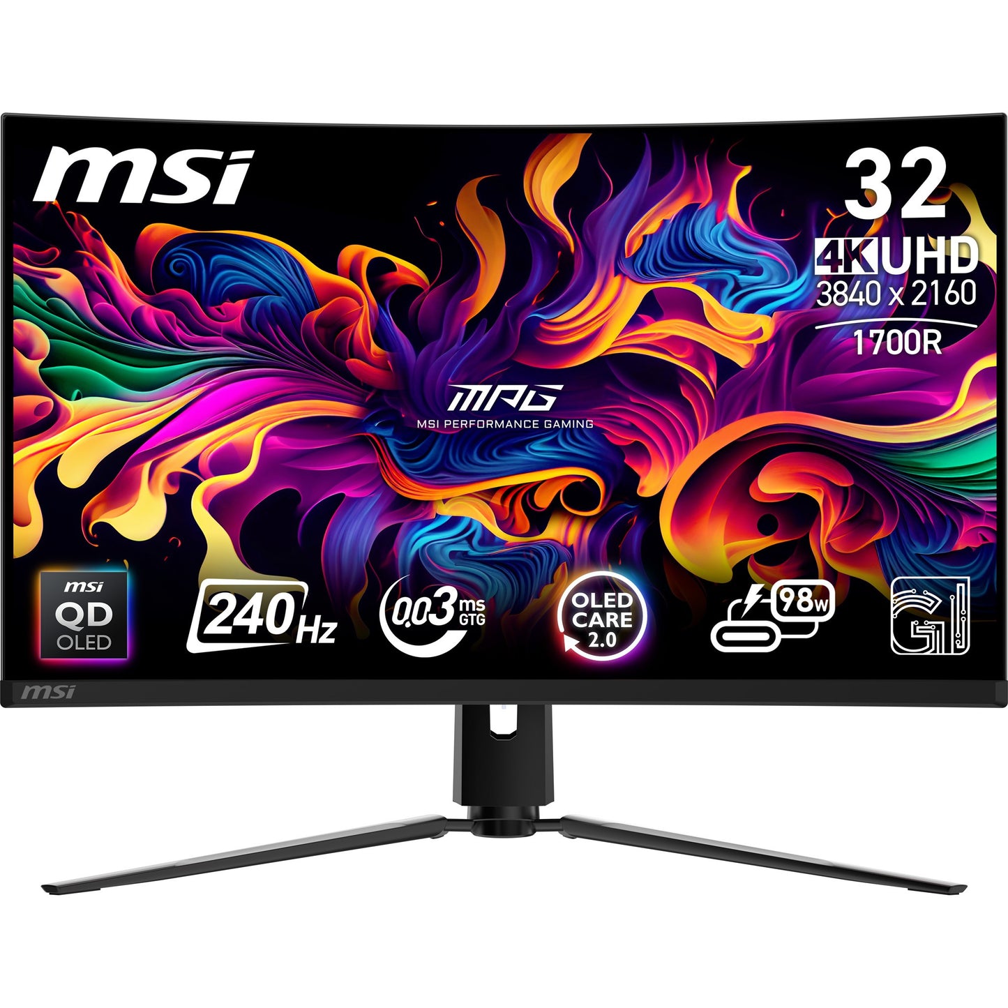 MSI Mpg 321Curxde Qd - Oled - 80 cm - Monitor