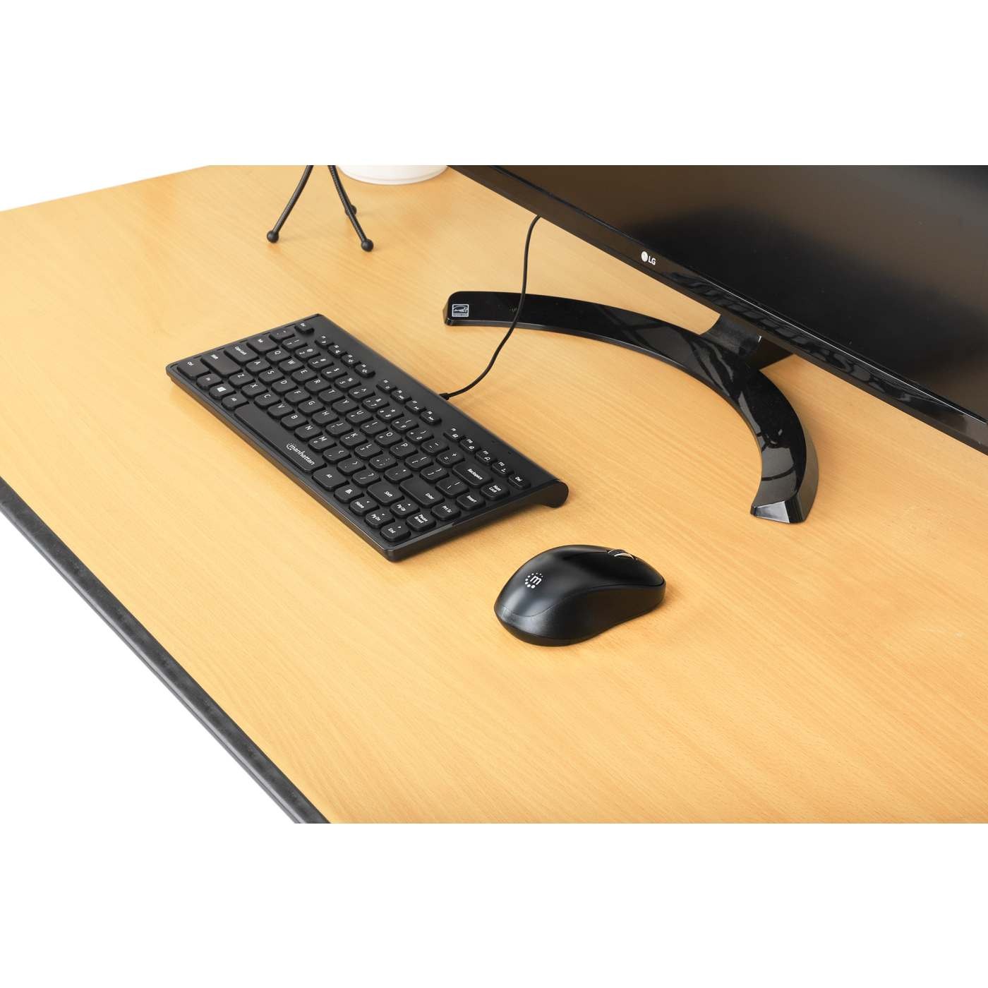 Manhattan Slim USB Mini Kabel schwarz - Tastatur