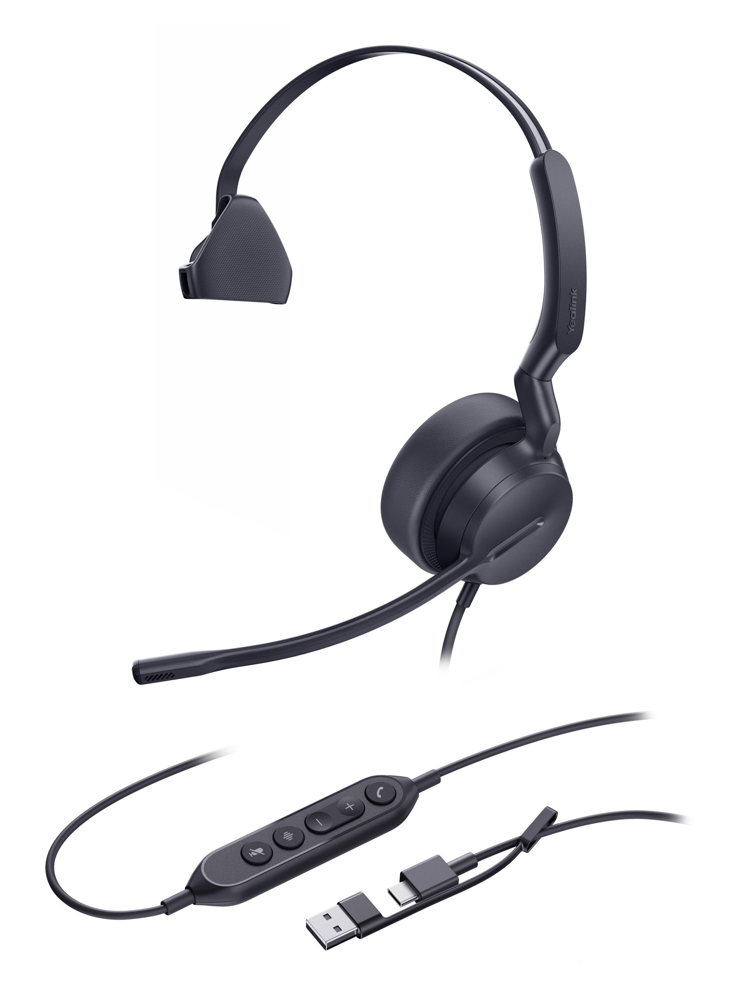 Yealink Headset UH42 Mono UC USB - C/A - 20 KHz - Headset