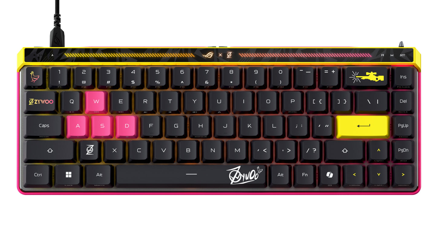 ASUS Tastatur ROG Falchion Ace HFX ZYW/HFX/US/PBT US LAYOUT - QWERTY - Tastatur