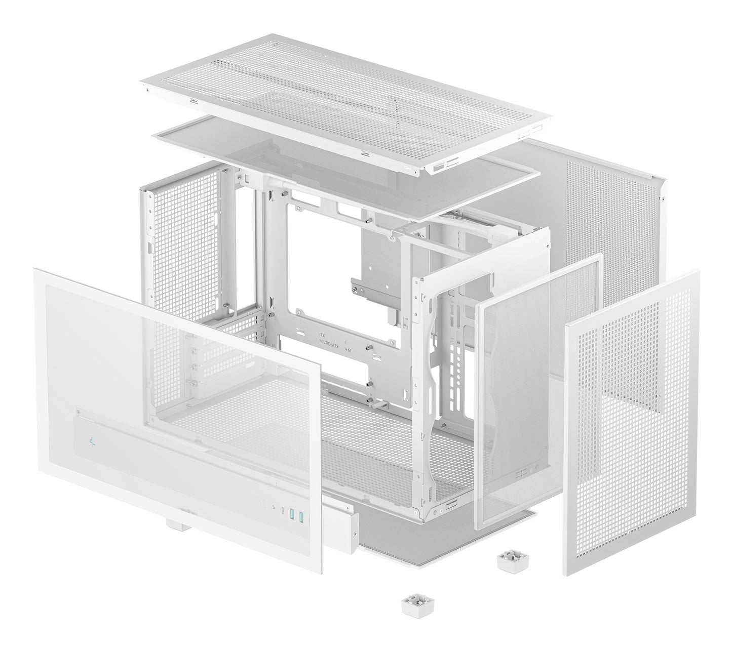 Deepcool Ch260 Micro Tower White - ATX - Gehäuse