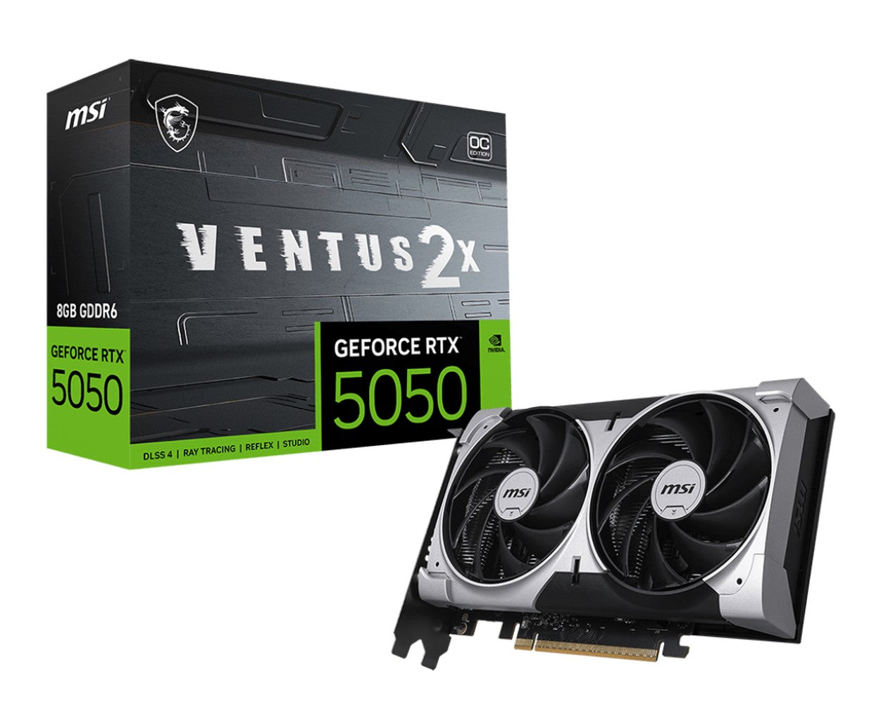 MSI GeForce RTX 5050 8G VENTUS 2X OC - VGA - PCI - E x16 - Grafikkarte
