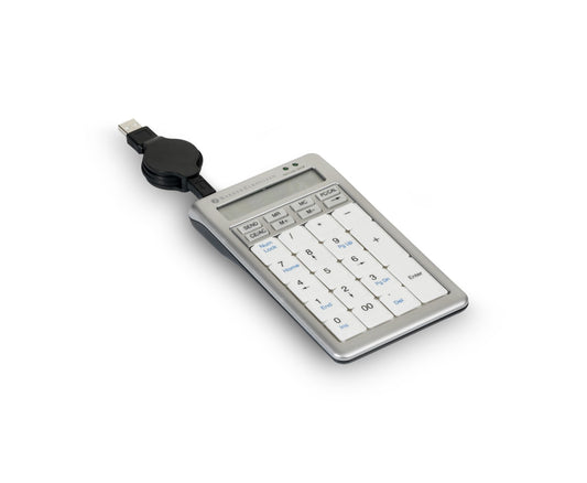 Bakker S - board 840 Numeric Keyboard - USB - PC - 1,2 m - Hellgrau - Weiß - Tastatur