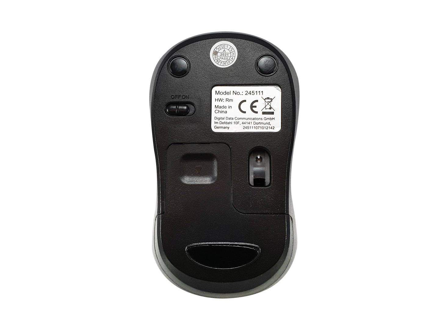 Equip Kabellose komfort - Beidhändig - Optisch - RF Wireless - Rot - Maus