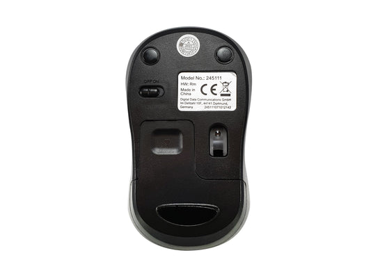 Equip Kabellose komfort - Beidhändig - Optisch - RF Wireless - Rot - Maus