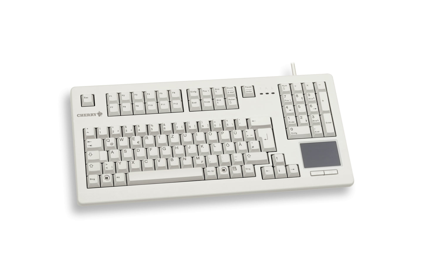 Cherry Advanced Performance Line TouchBoard G80 - 11900 - 1.000 dpi - 105 Tasten QWERTZ - Grau - Tastatur