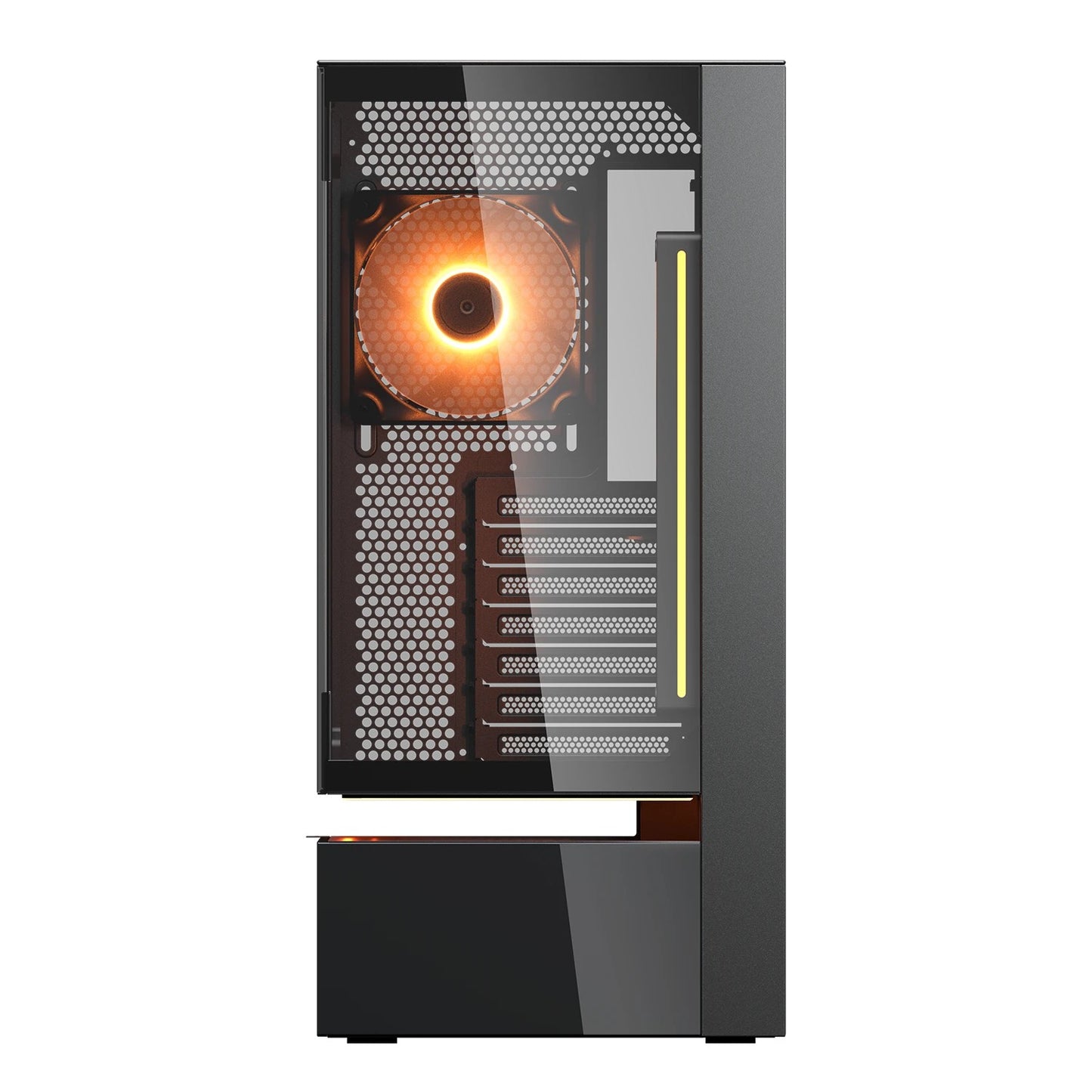Cougar Gehäuse Midi - Tower CFV235 Vision ARGB Glas Schwarz - Gehäuse