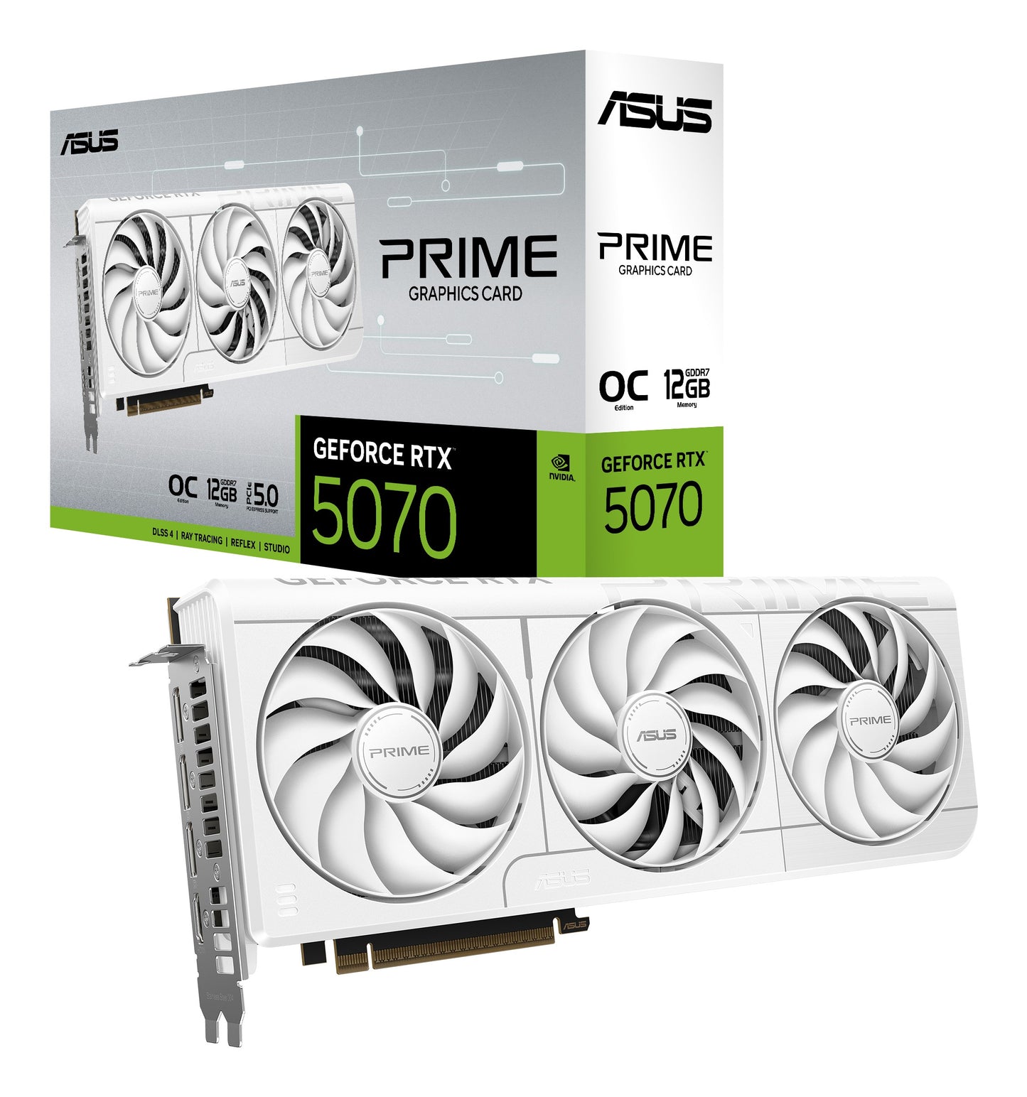 ASUS Prime GeForce Rtx 5070 White OC Edition - PCI - Grafikkarte