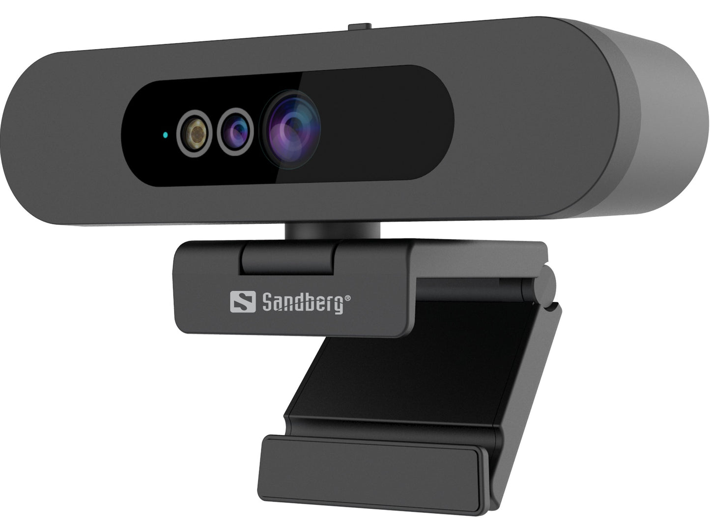 SANDBERG Face Scan Webcam - 2 MP - 1920 x 1080 Pixel - Full HD - 30 fps - 640x480@30fps - 1280x720@30fps - 1920x1080@30fps - 80° - Webcam