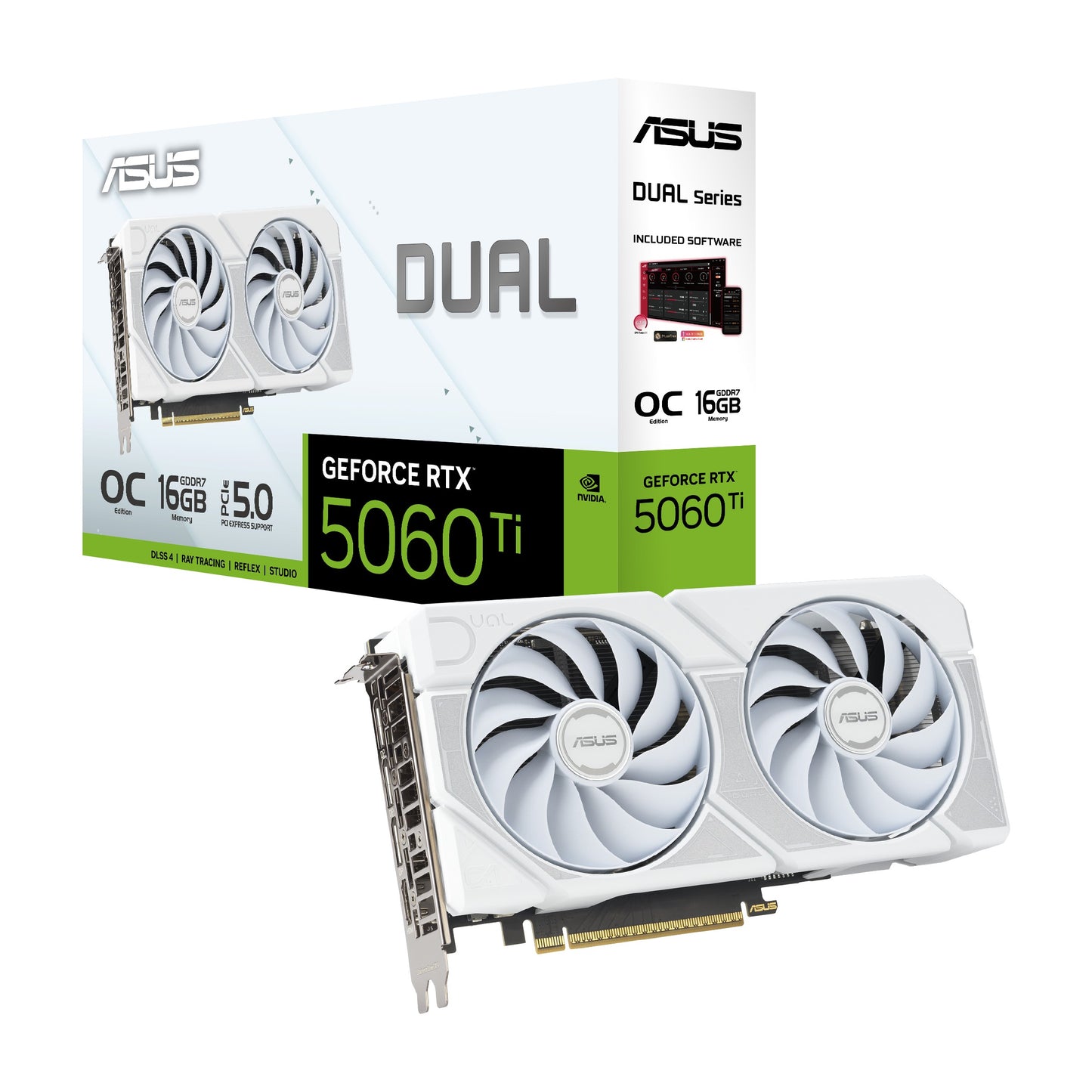 ASUS Dual GeForce Rtx 5060 Ti White OC Edition GDDR7 - PCI - Grafikkarte