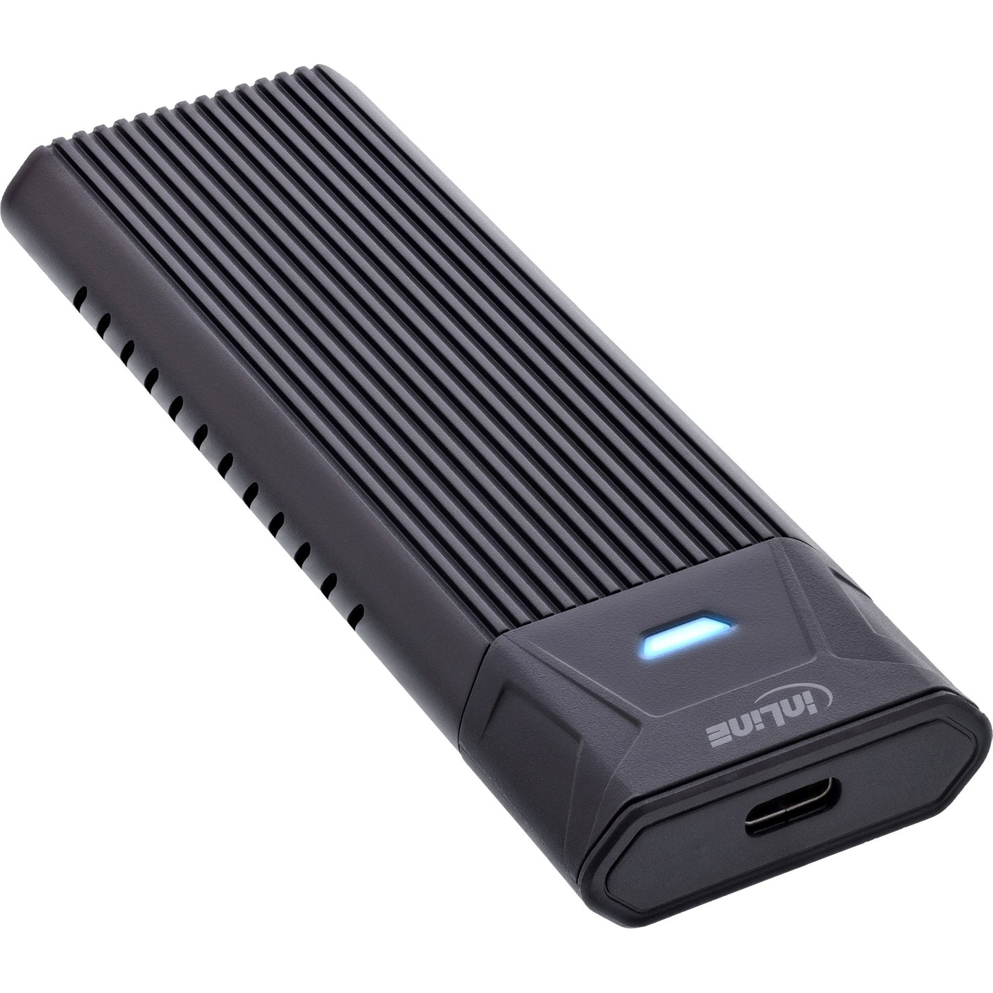 InLine USB3.2 Gen.2 USB - C zu M.2 SSD (PCIe NVMe & SATA) Gehäuse - Gehäuse