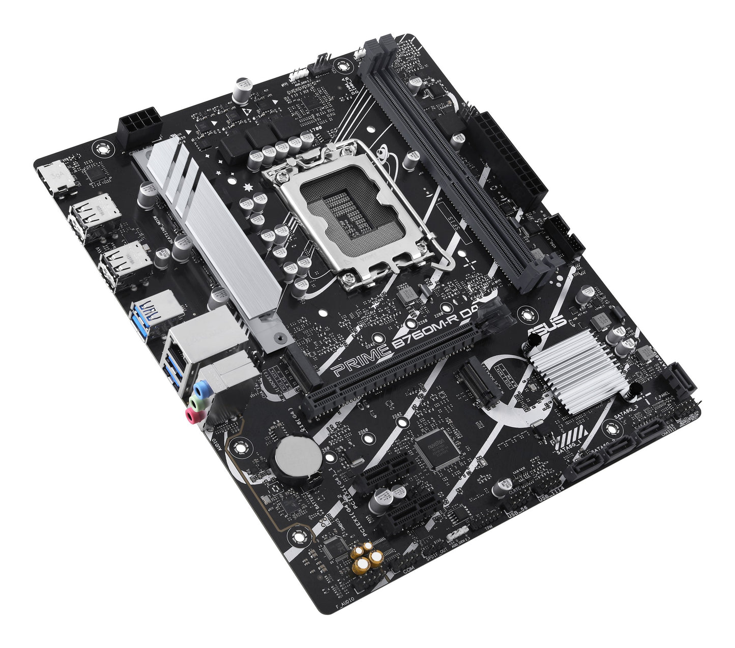 ASUS PRIME B760M - R D4 - Intel - LGA 1700 - Intel Core i9 14th Gen - Intel Core i3 12th Gen - Intel Core i3 13th Gen - Intel Core i5 12th Gen,... - LGA 1700 - DDR4 - SDRAM - 64 GB - Mainboard