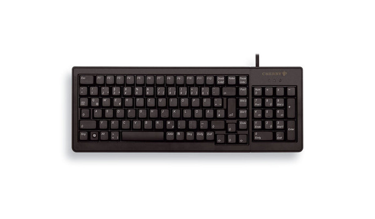 Cherry XS G84 - 5200 COMPACT KEYBOARD - Kabelgebunden - USB/PS2 - Schwarz (QWERTZ - DE) - Volle Größe (100%) - Kabelgebunden - USB - QWERTZ - Schwarz - Tastatur