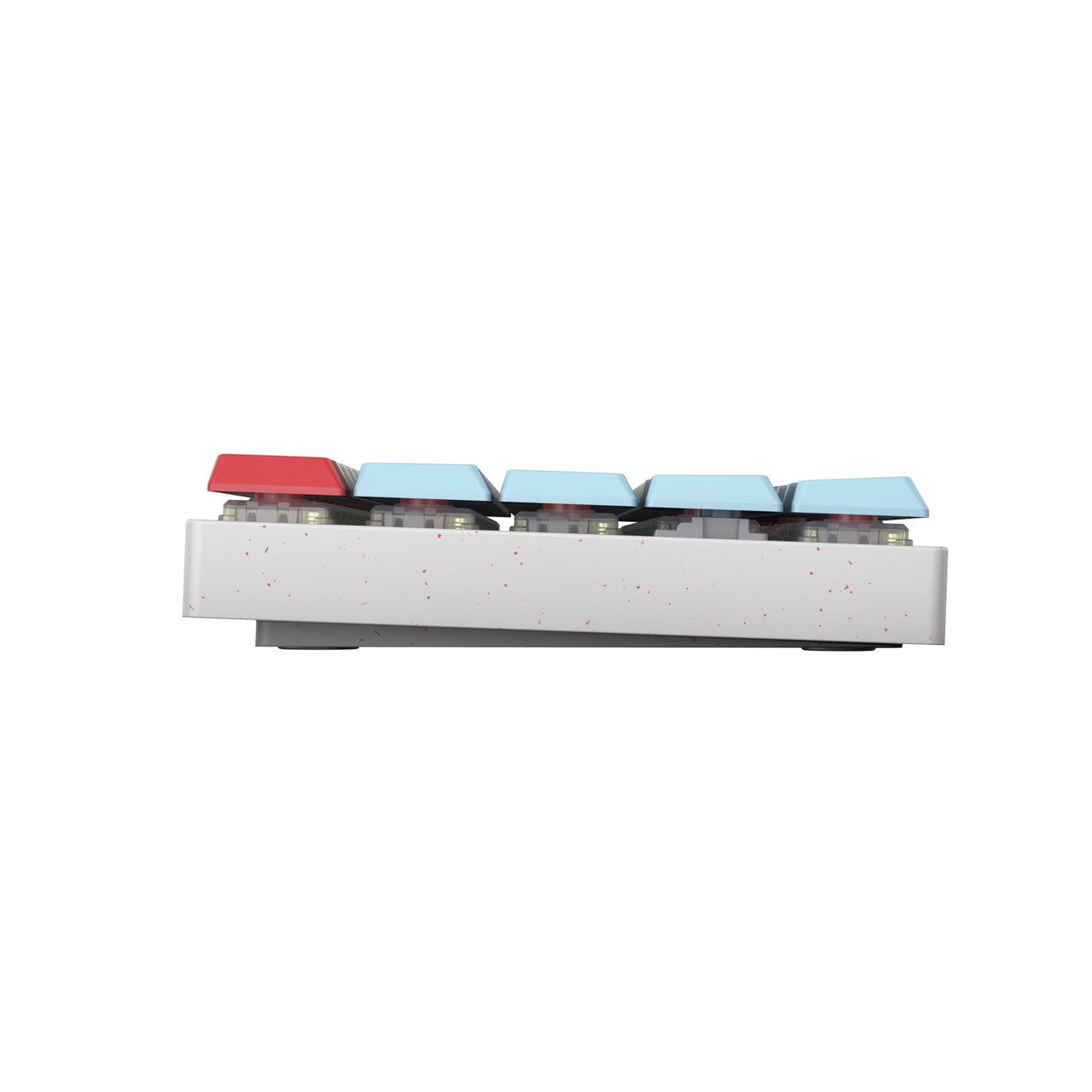 Cherry MX - LP 2.1 Compact Wireless - Kabellos - RF Wireless + Bluetooth - Mechanischer Switch - QWERTZ - RGB - LED - Weiß - Tastatur