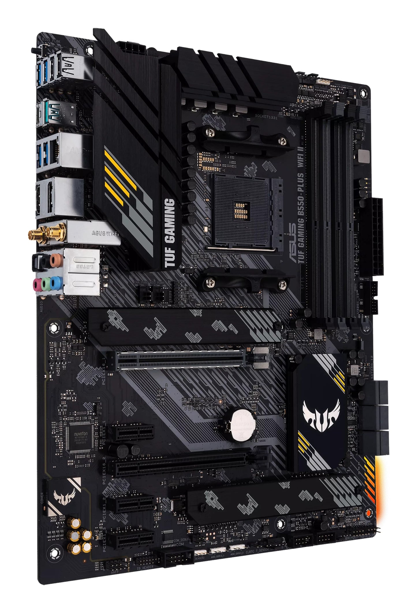 ASUS TUF GAMING B550 - PLUS WIFI II - AMD - Sockel AM4 - AMD Ryzen 3000 Series - Sockel AM4 - DDR4 - SDRAM - 128 GB - Mainboard