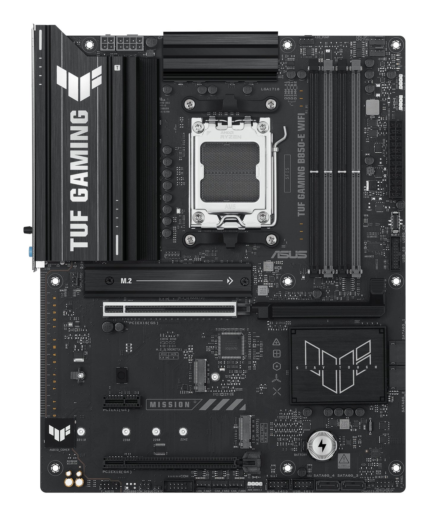ASUS TUF GAMING B850 - E WIFI - Motherboard - ATX - Socket AM5 - AMD B850 Chipsatz... - AMD Sockel AM5 (Ryzen Zen4) - Mainboard