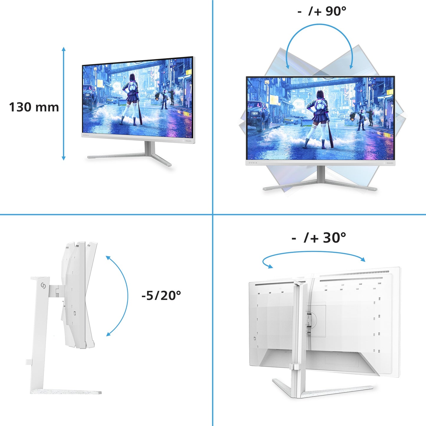 Philips 27' 16 9 Fast IPS - 68,6 cm - Monitor