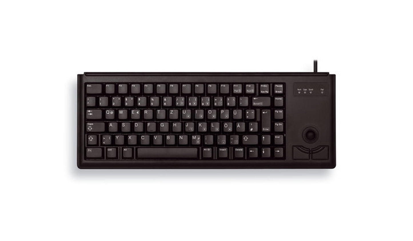 Cherry Slim Line G84 - 4420 - 500 dpi Optisch - 84 Tasten QWERTY - Schwarz - Tastatur