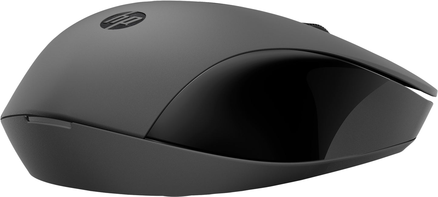 HP 150 Wireless - Beidhändig - Optisch - RF Wireless - 1600 DPI - Schwarz - Maus