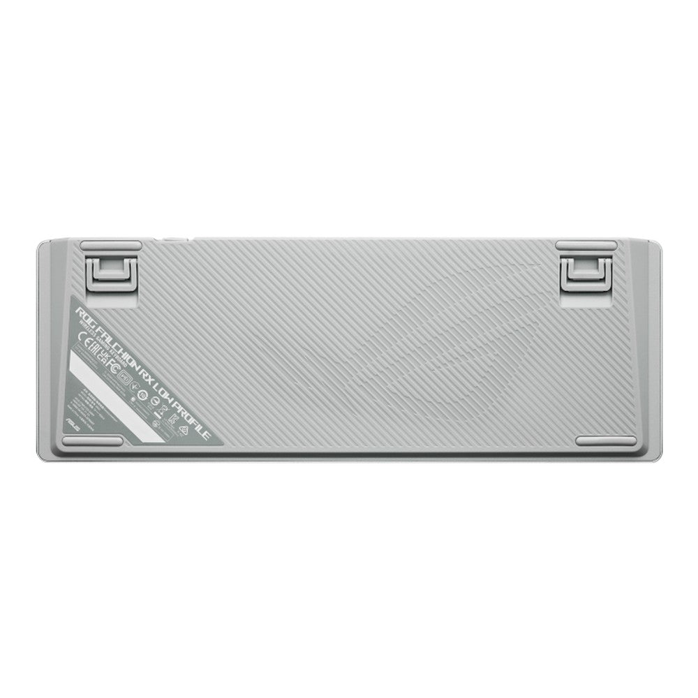 ASUS ROG Falchion RX Low Profile - Verkabelt & Kabellos - USB + RF Wireless + Bluetooth - Optischer Schlüsselschalter - QWERTZ - RGB - LED - Weiß - Tastatur