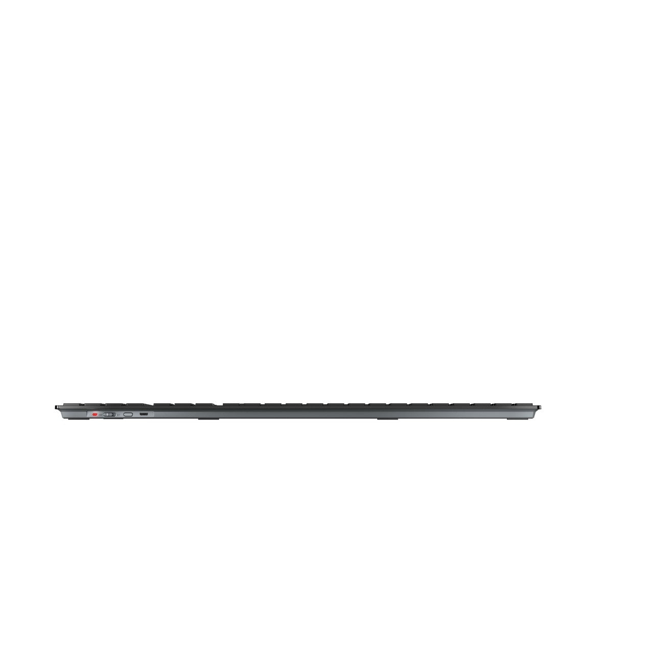 Cherry DW 9500 SLIM - Kabellos - RF Wireless + Bluetooth - Scherenschalter - QWERTZ - Schwarz - Grau - Maus enthalten - Tastatur