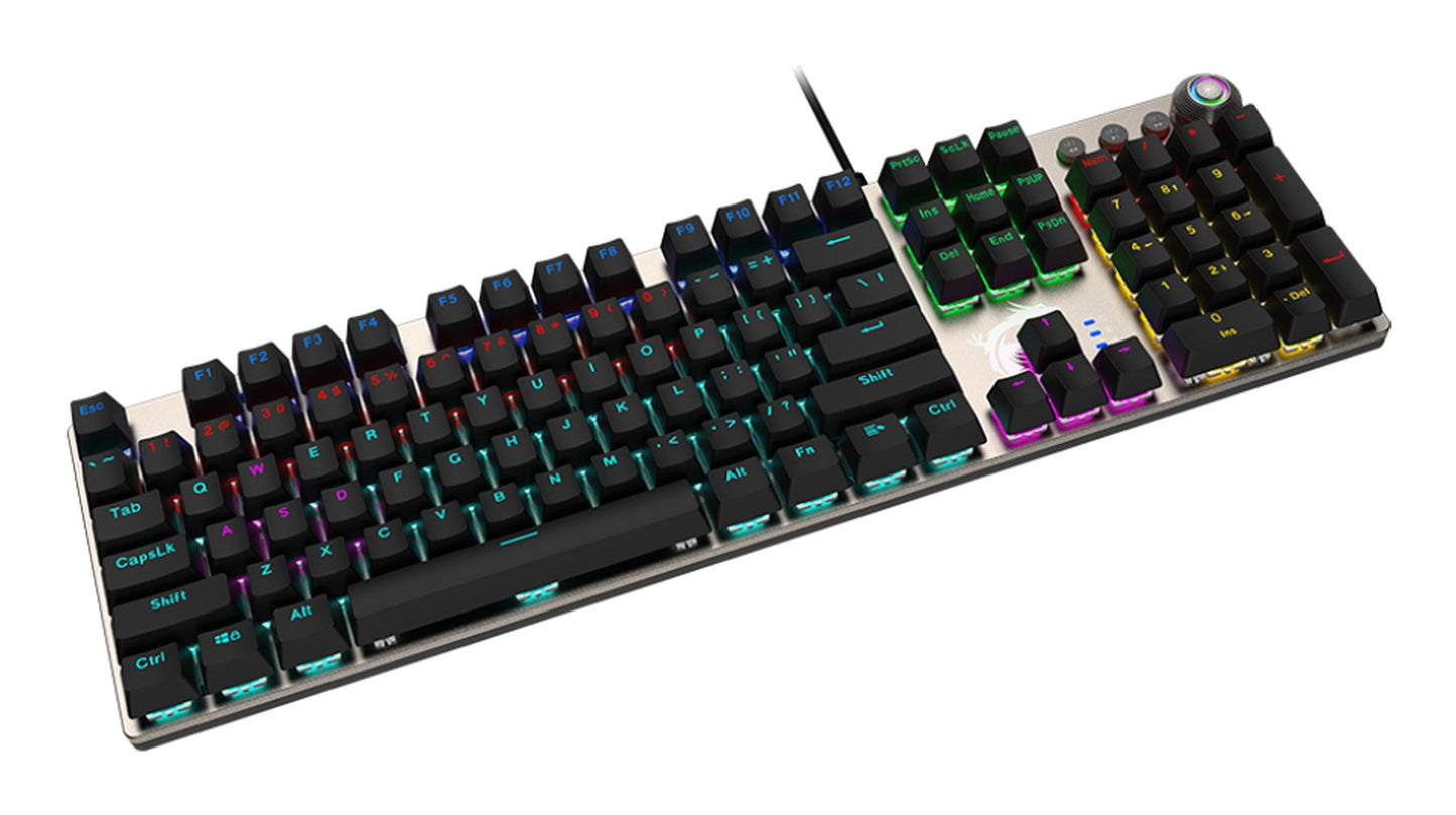 MSI Forge Gk310 Red Gaming Keyboard - QWERTY - Tastatur
