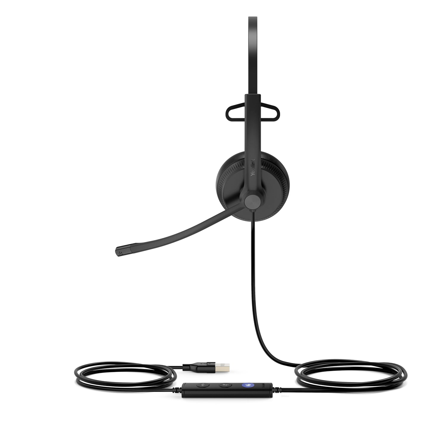 Yealink UH34 Mono Teams Headset - Kabelgebunden - Büro/Callcenter - 20 - 20000 Hz - 88 g - Kopfhörer - Schwarz - Headset