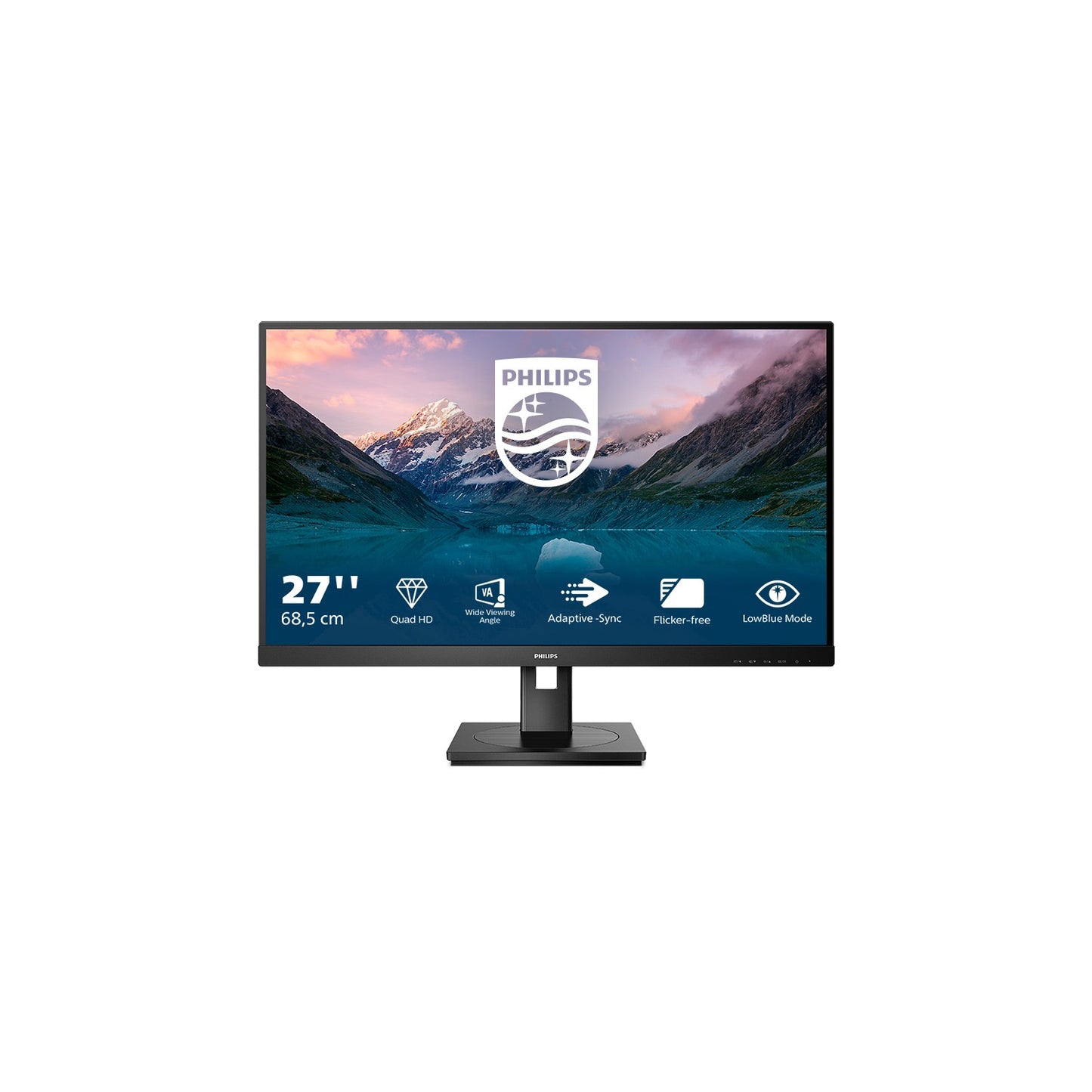 Philips 275S9JML/00 - 68,6 cm (27") - 2560 x 1440 Pixel - Quad HD - LCD - 4 ms - Schwarz - Monitor