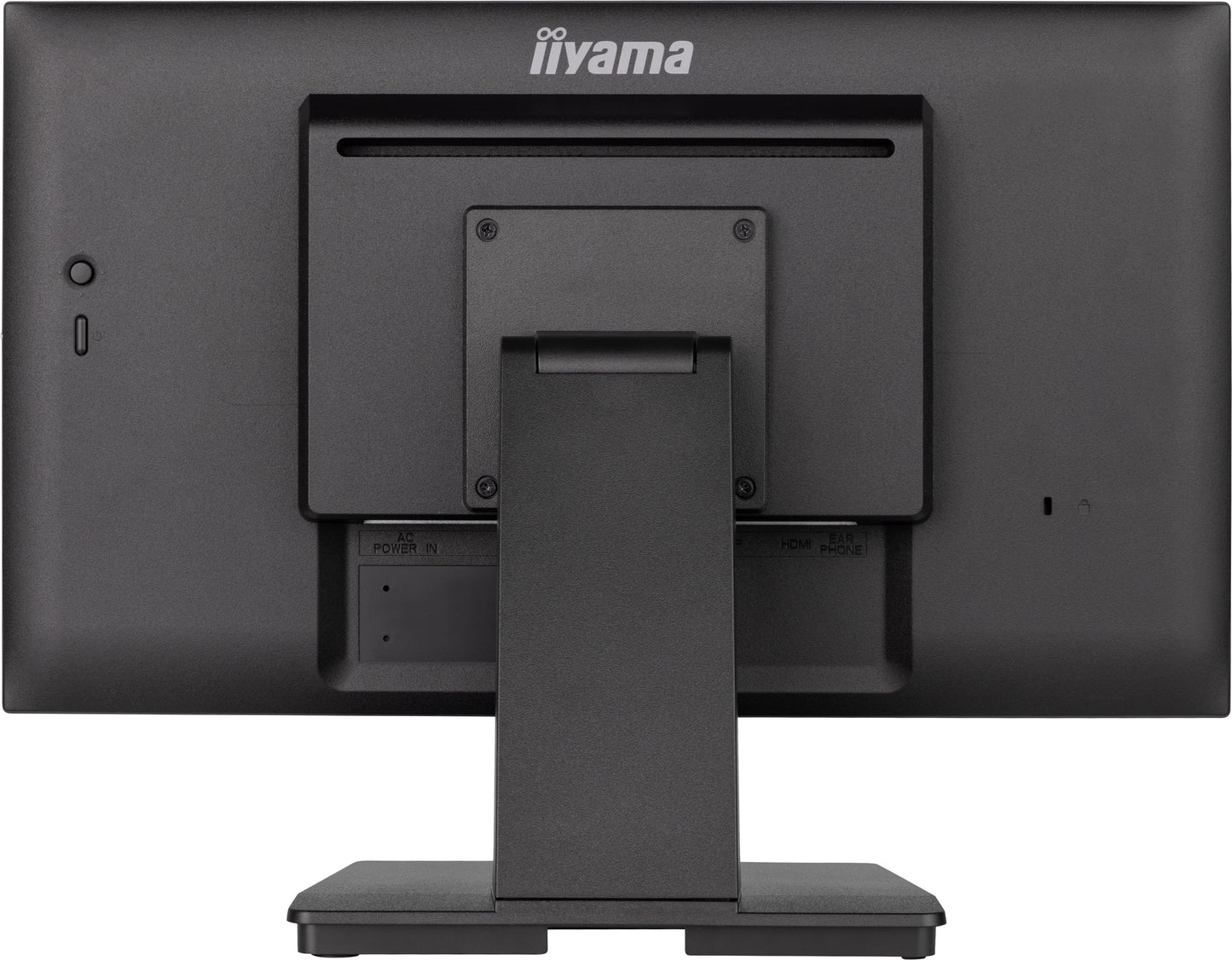 Iiyama ProLite T2252MSC - B2 - 54,6 cm (21.5") - 1920 x 1080 Pixel - Full HD - LCD - 5 ms - Schwarz - Monitor