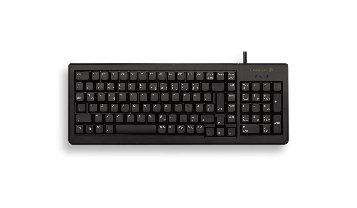 Cherry XS Complete G84 - 5200 - Volle Größe (100%) - Kabelgebunden - USB - Mechanischer Switch - QWERTY - Schwarz - Tastatur