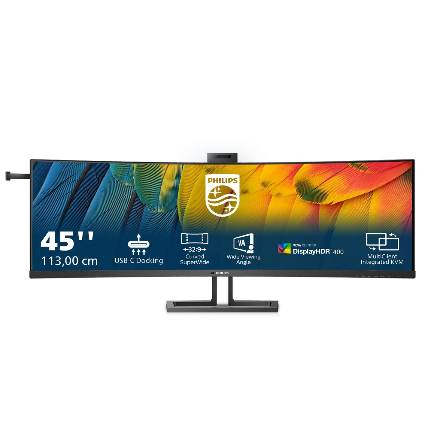 Philips 6000 series 45B1U6900CH/00 - 113 cm (44.5") - 5120 x 1440 Pixel - UltraWide Dual Quad HD - LED - 4 ms - Schwarz - Monitor