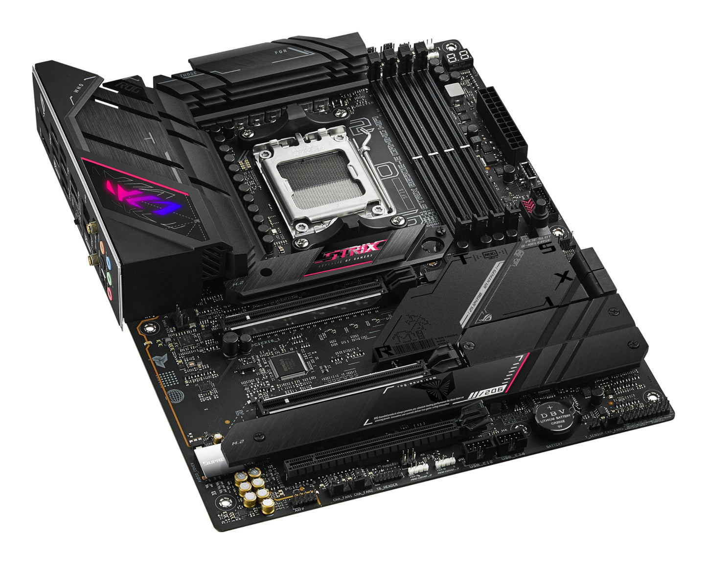 ASUS ROG STRIX B650E - E GAMING WIFI - AMD - Sockel AM5 - AMD Ryzen 7000 Series - Sockel AM5 - DDR5 - SDRAM - 128 GB - Mainboard